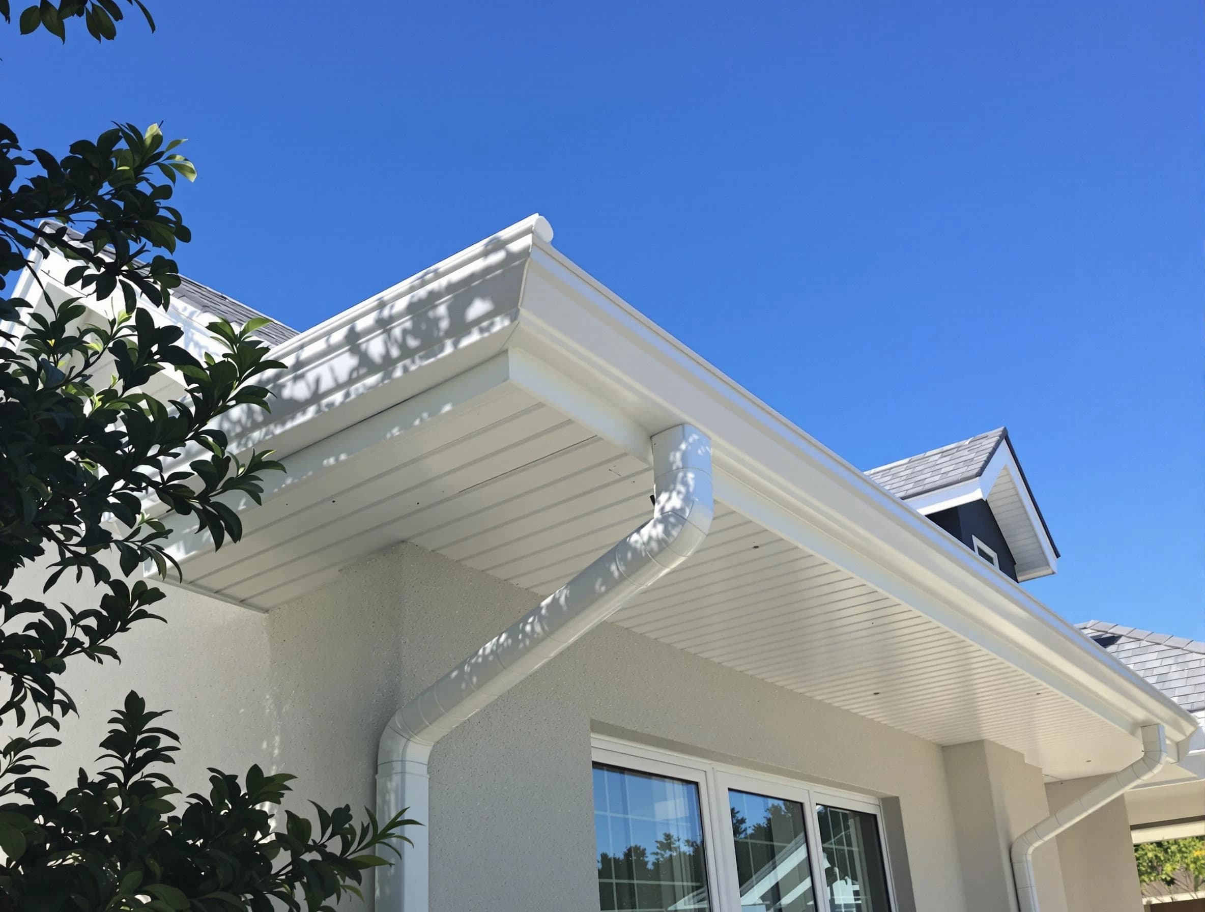 Custom-fit rain gutter system by Parma Heights Roofing Company in Parma Heights, OH